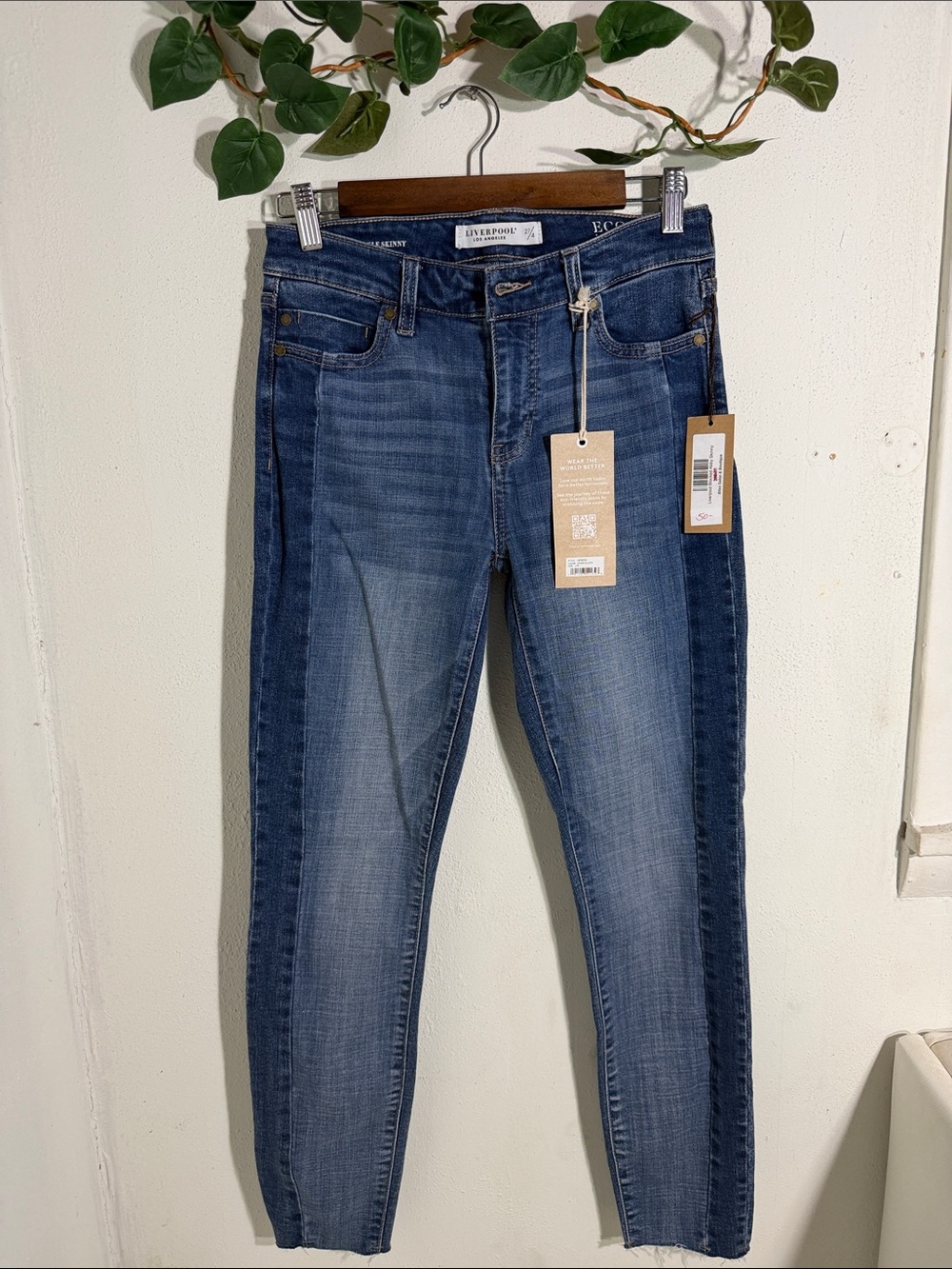 Liverpool Jeans Company Two-Tone Blue Skinny Jeans - Women